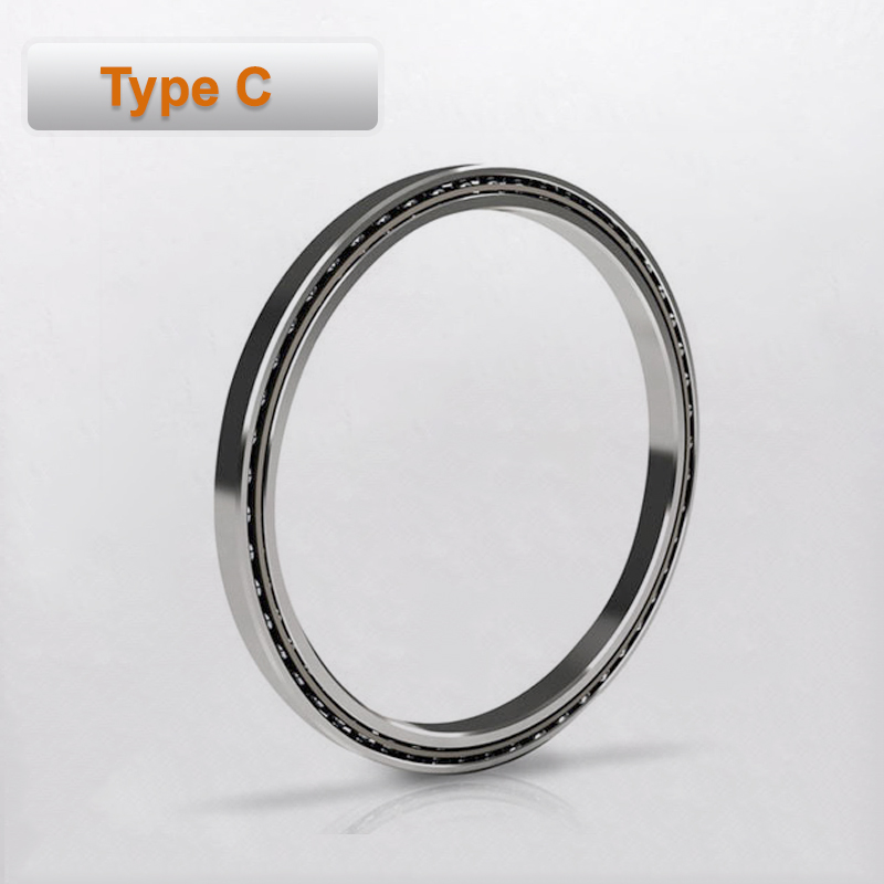 Thin-section deep groove ball bearing