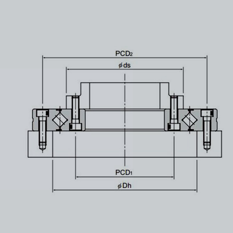 RU crossed roller bearing