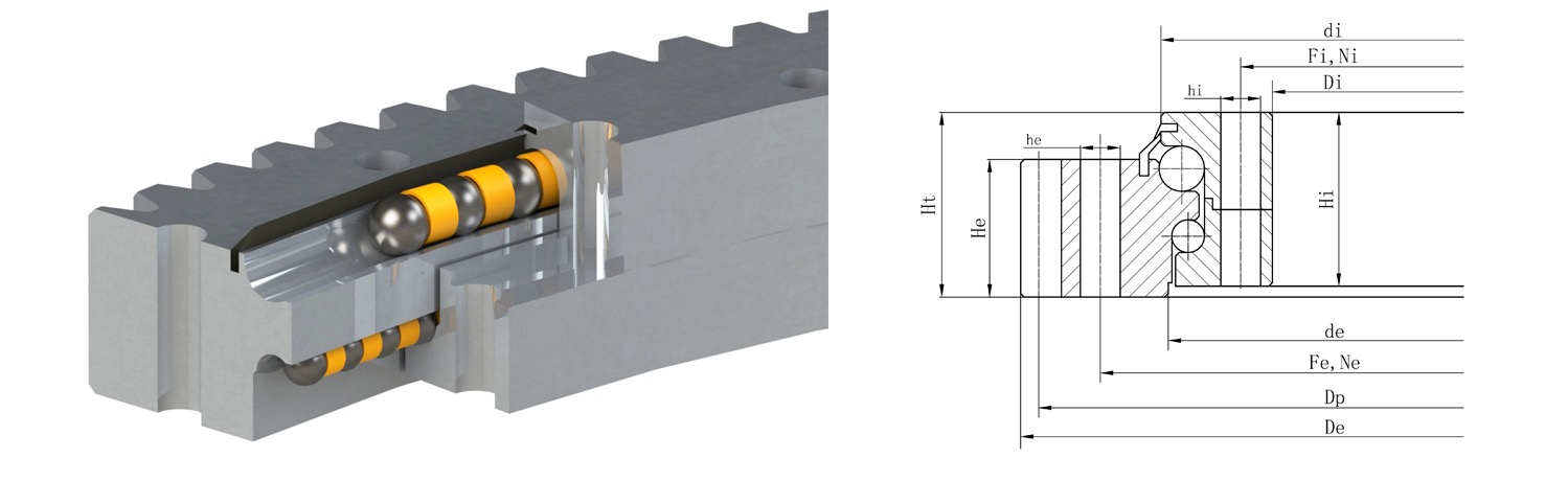 Double Row Slewing Bearing