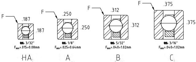 Thin-section deep groove ball bearing